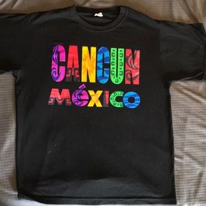 Black T-shirt with design